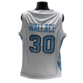 Rasheed Wallace Autographed White North Carolina Jersey Beckett product image 1, provided for visual reference and product