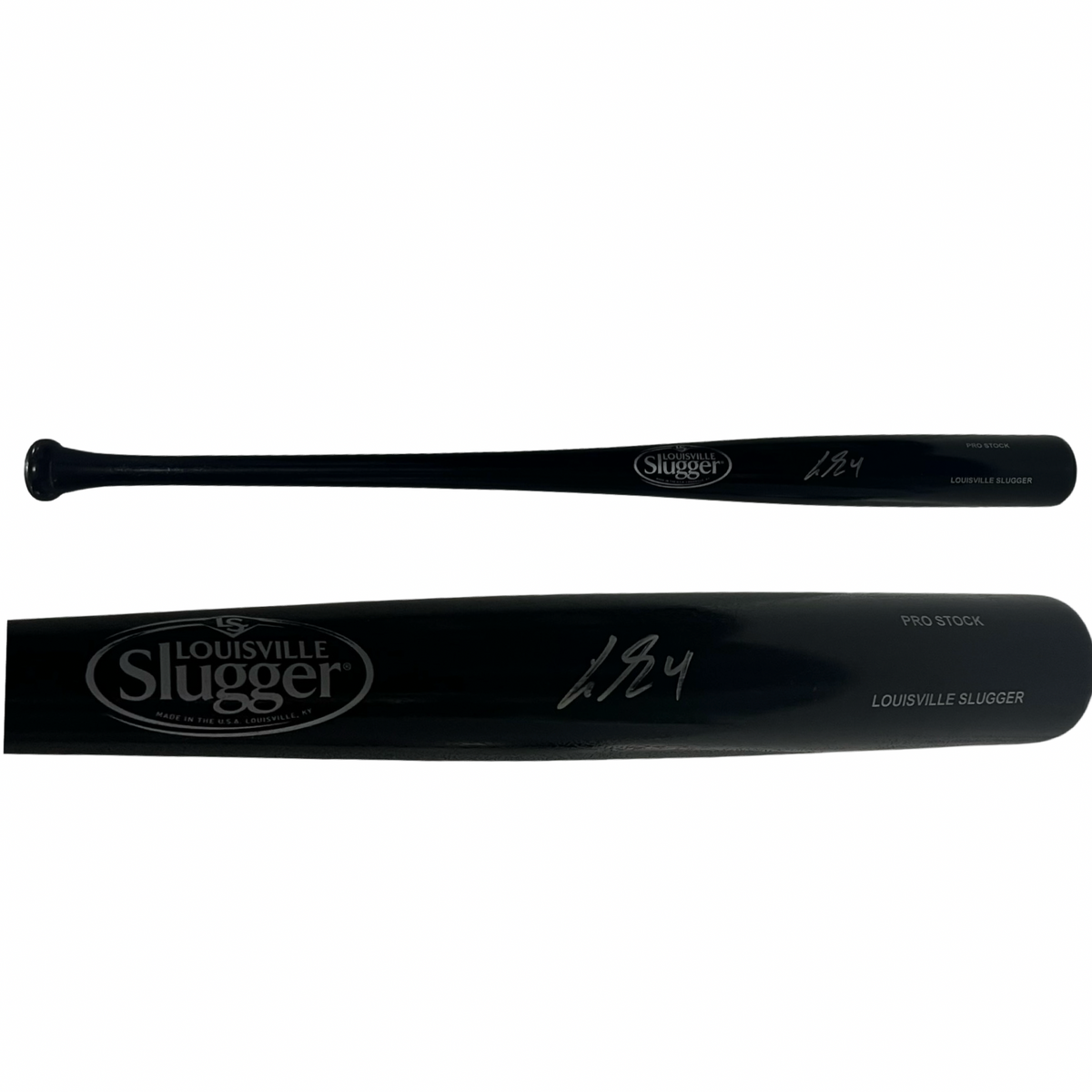 Lawrence Butler Autographed Black Louisville Slugger Bat Beckett product image 1, provided for visual reference and product