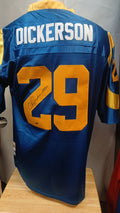 Eric Dickerson Rams autographed jersey COA photo signing product image 1