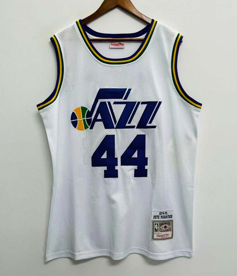Pistol Pete Maravich New Orleans Utah Jazz Jersey Mitchell product image 2