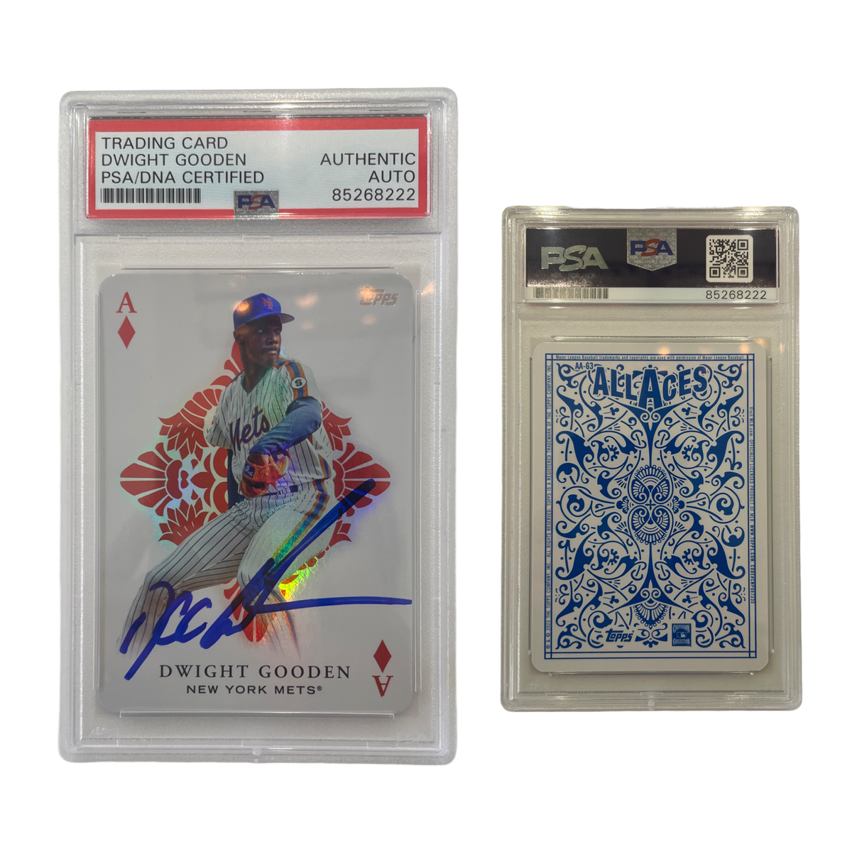 2023 Dwight Doc Gooden Topps All Aces #AA-66 PSA Auto Authentic product image 1, provided for visual reference and product