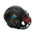 Ricky Williams Autographed Miami Dolphins Black Custom Mini Helmet JSA product image 1, provided for visual reference and