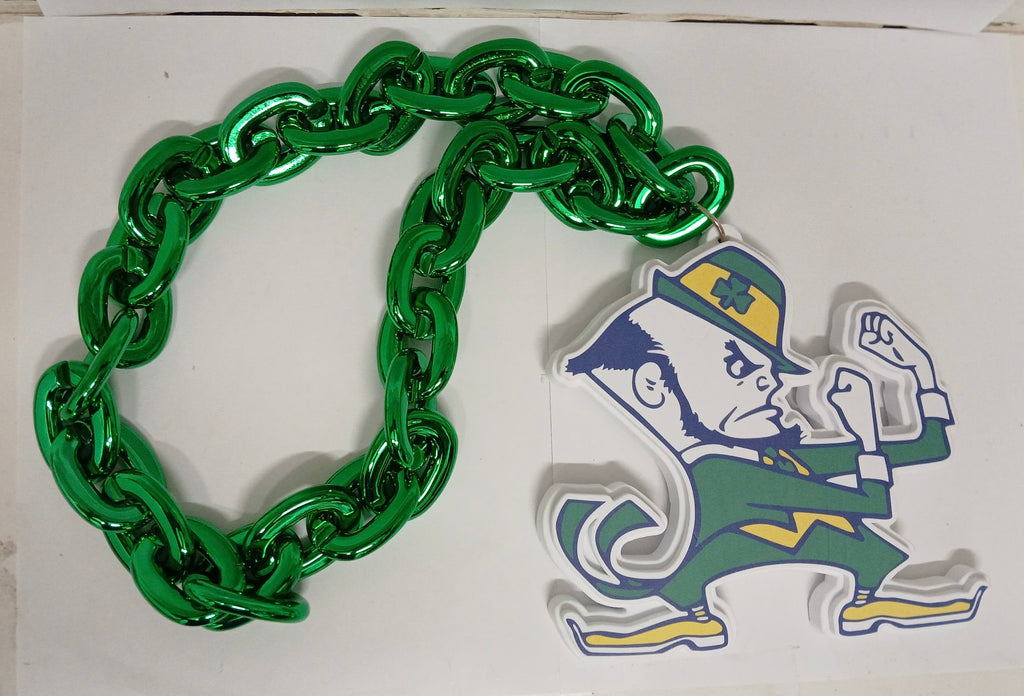 Notre Dame Fighting Irish leprechaun logo 3D foam Fan Chain product image 1