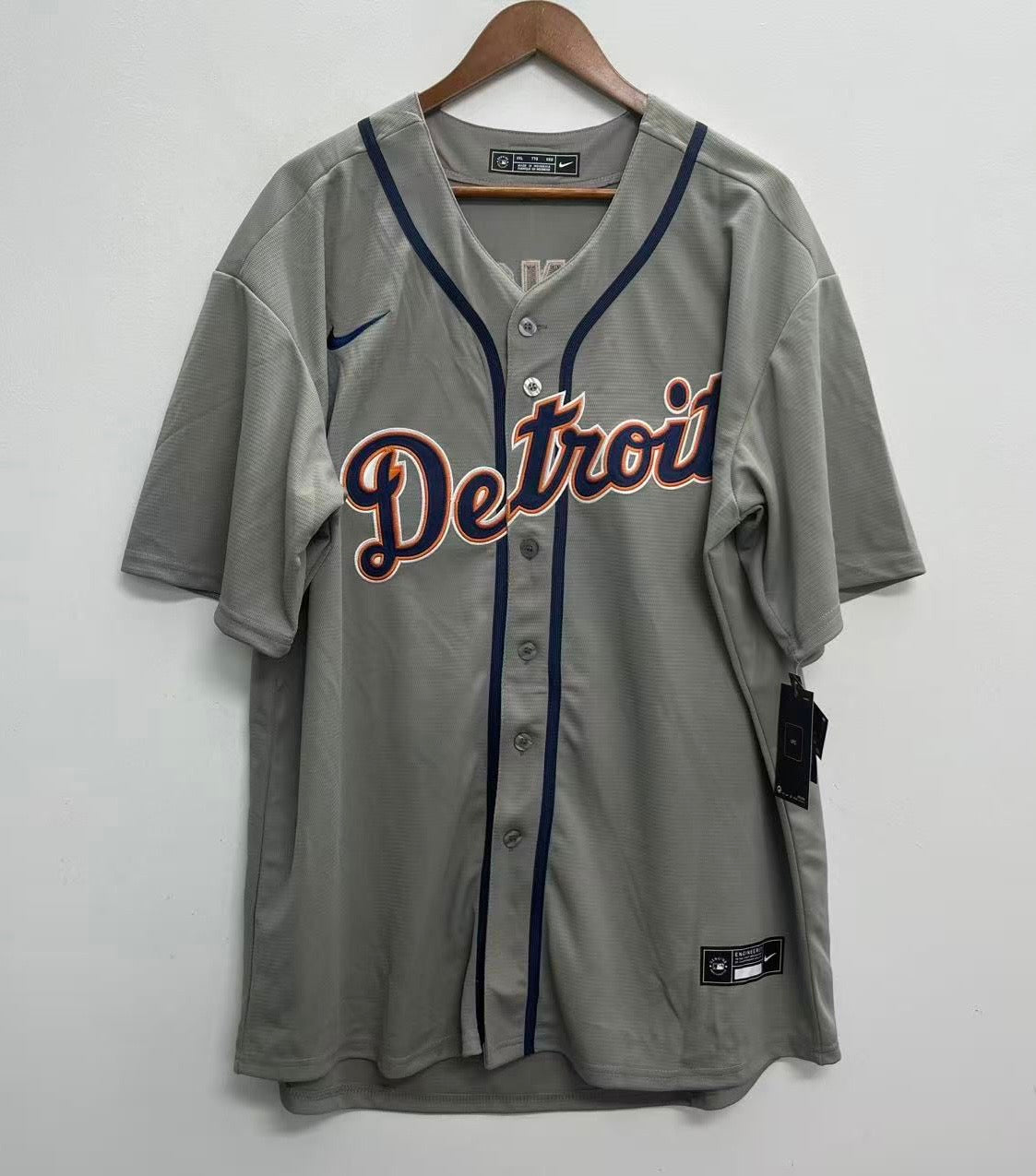 Zach McKinstry Detroit Tigers Official MLB Nike Jersey gray product image 2