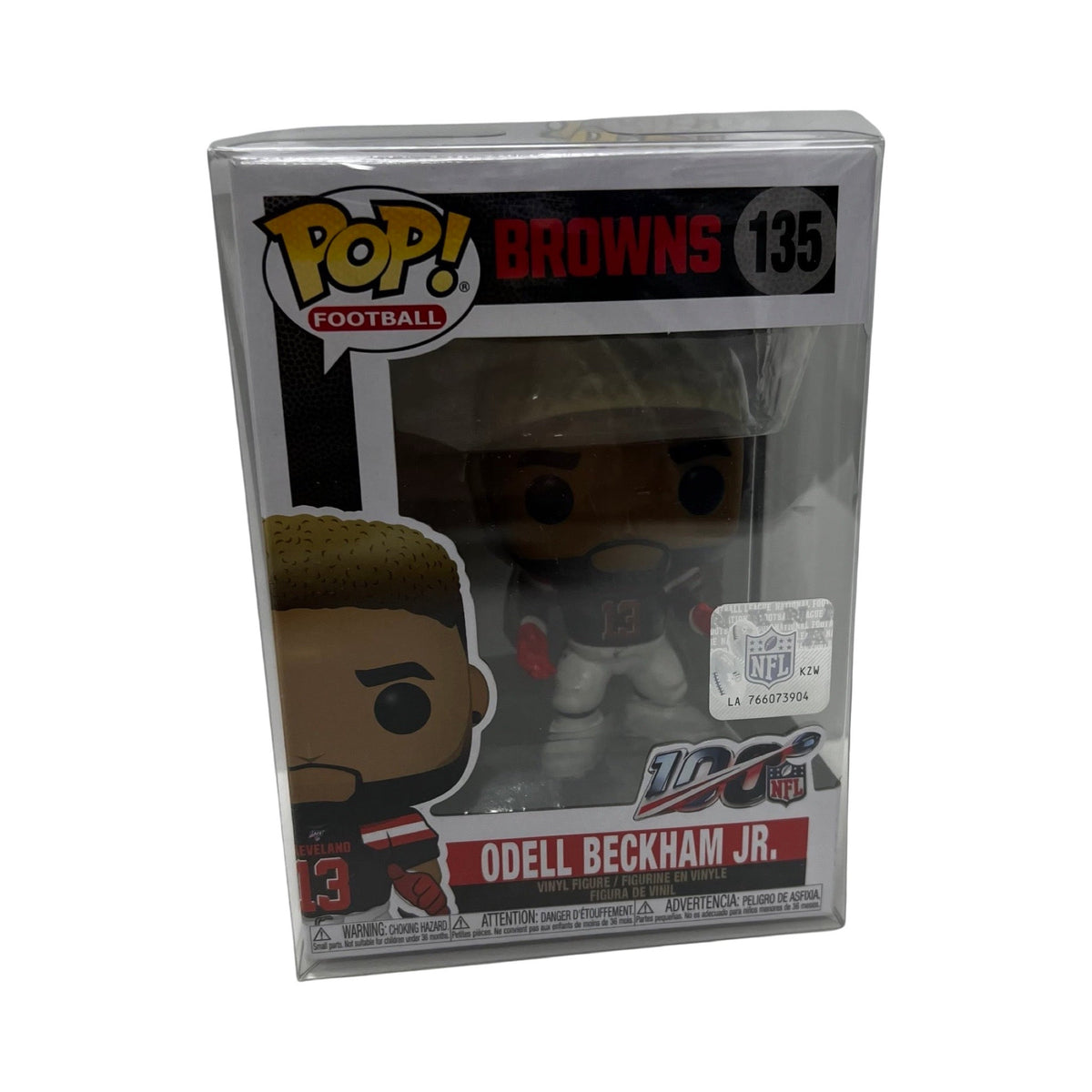 Funko Pop! Football Odell Beckham JR. #135 product image 1, provided for visual reference and product detail review