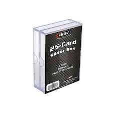 BCW 25- Card Slider Box product image 1, provided for visual reference and product detail review