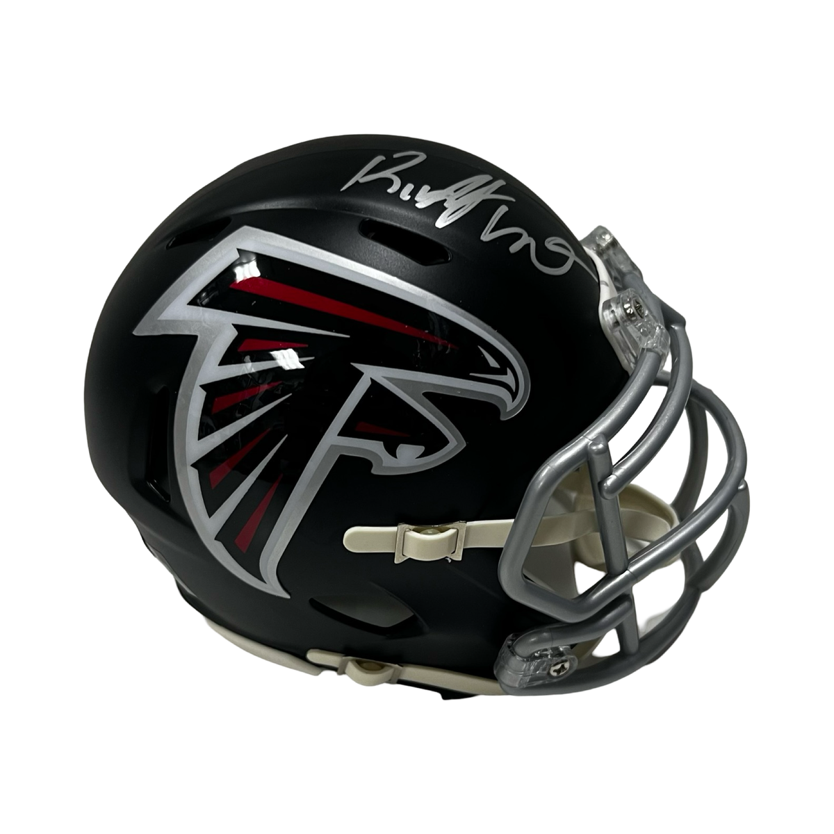 Roddy White Autographed Atlanta Falcons Eclipse Mini Helmet Beckett product image 1, provided for visual reference and