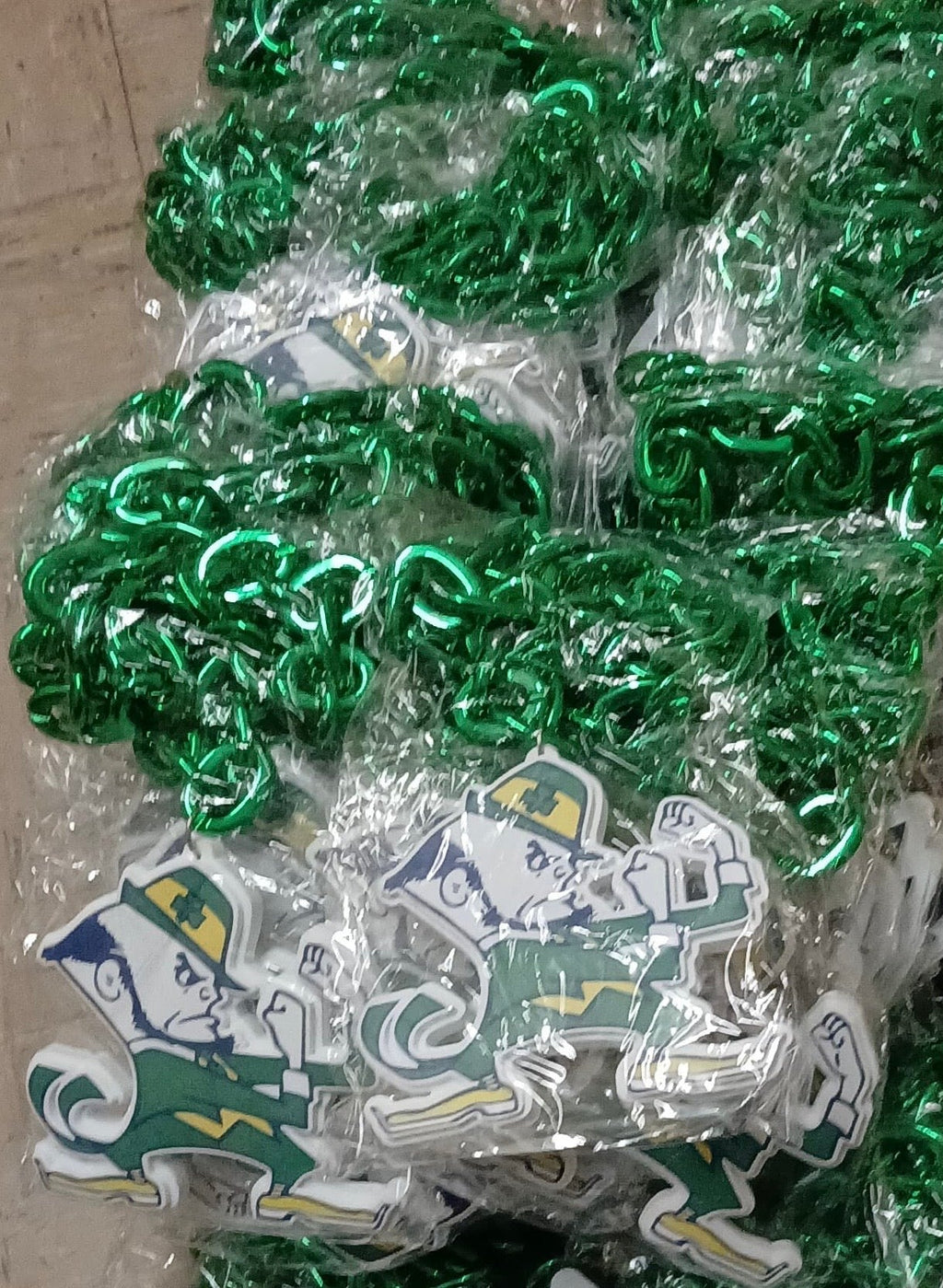 Notre Dame Fighting Irish leprechaun logo 3D foam Fan Chain product image 2