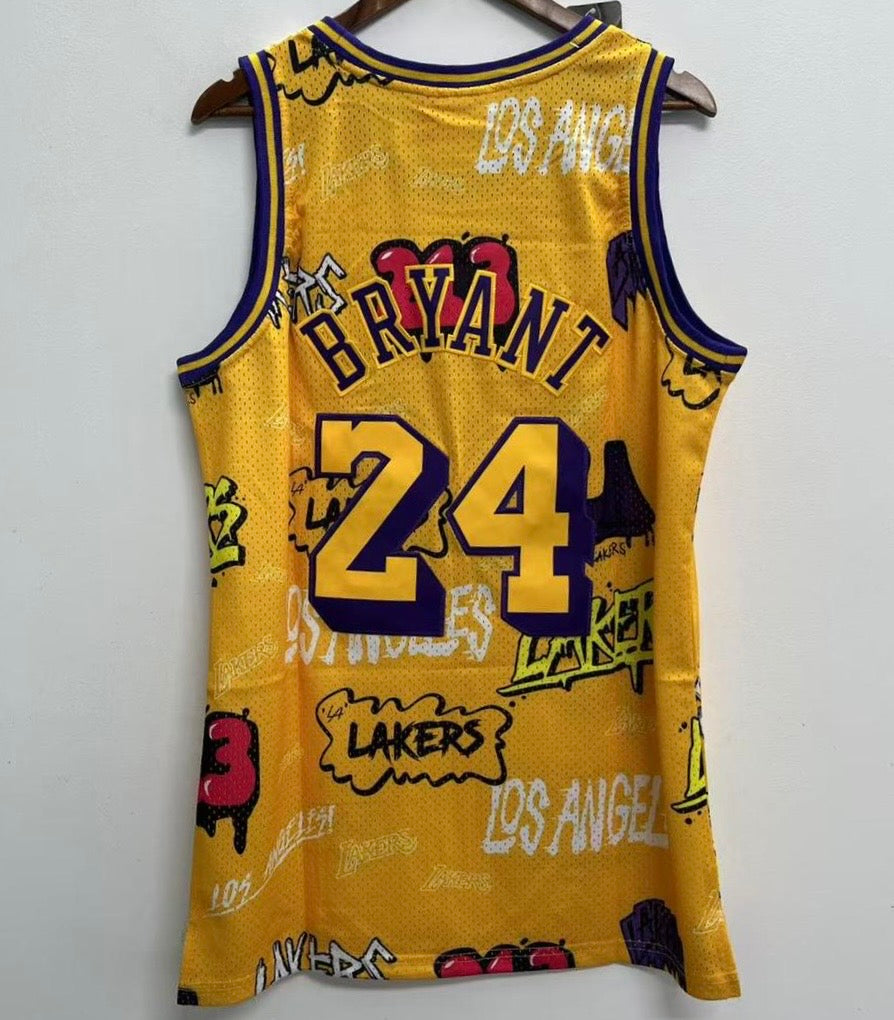 Kobe Bryant Los Angeles Lakers Graffiti Jersey made by product image 1