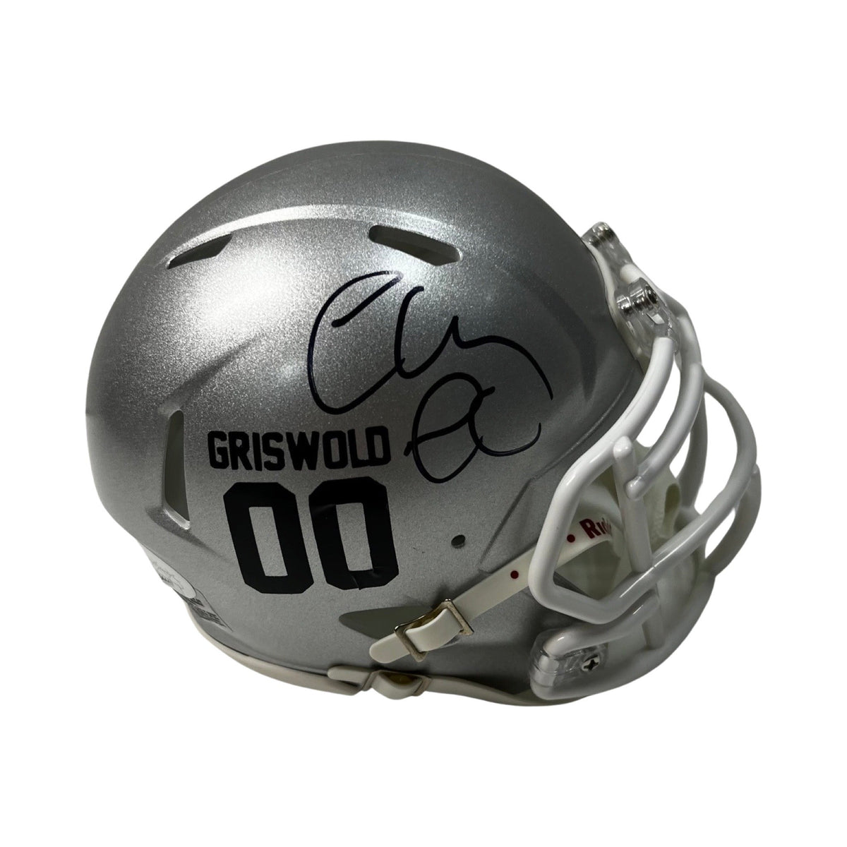 Chevy Chase Autographed National Lampoon's Christmas Vacation Mini Helmet JSA product image 1, provided for visual reference