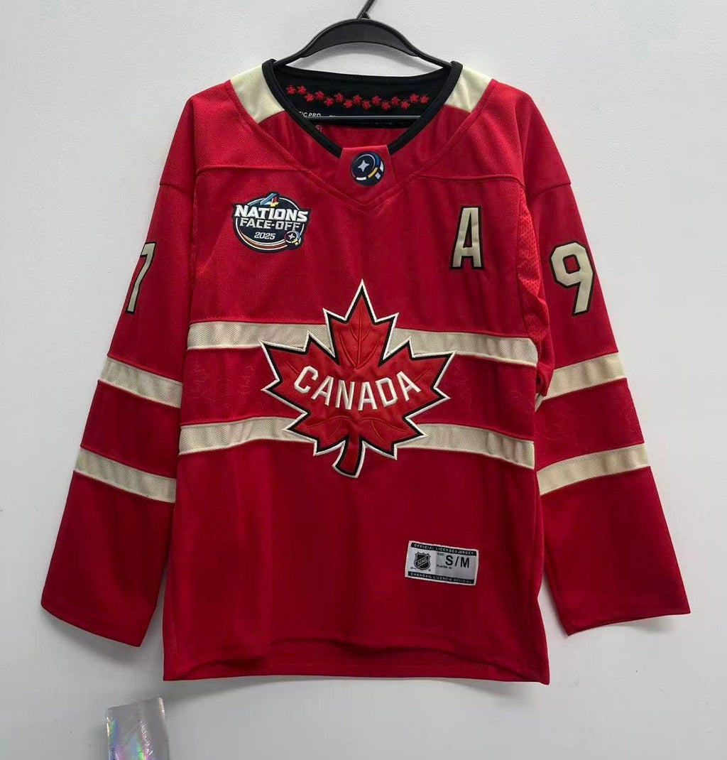 Connor McDavid Team Canada 2025 Official YOUTH KIDS Jersey product image 2