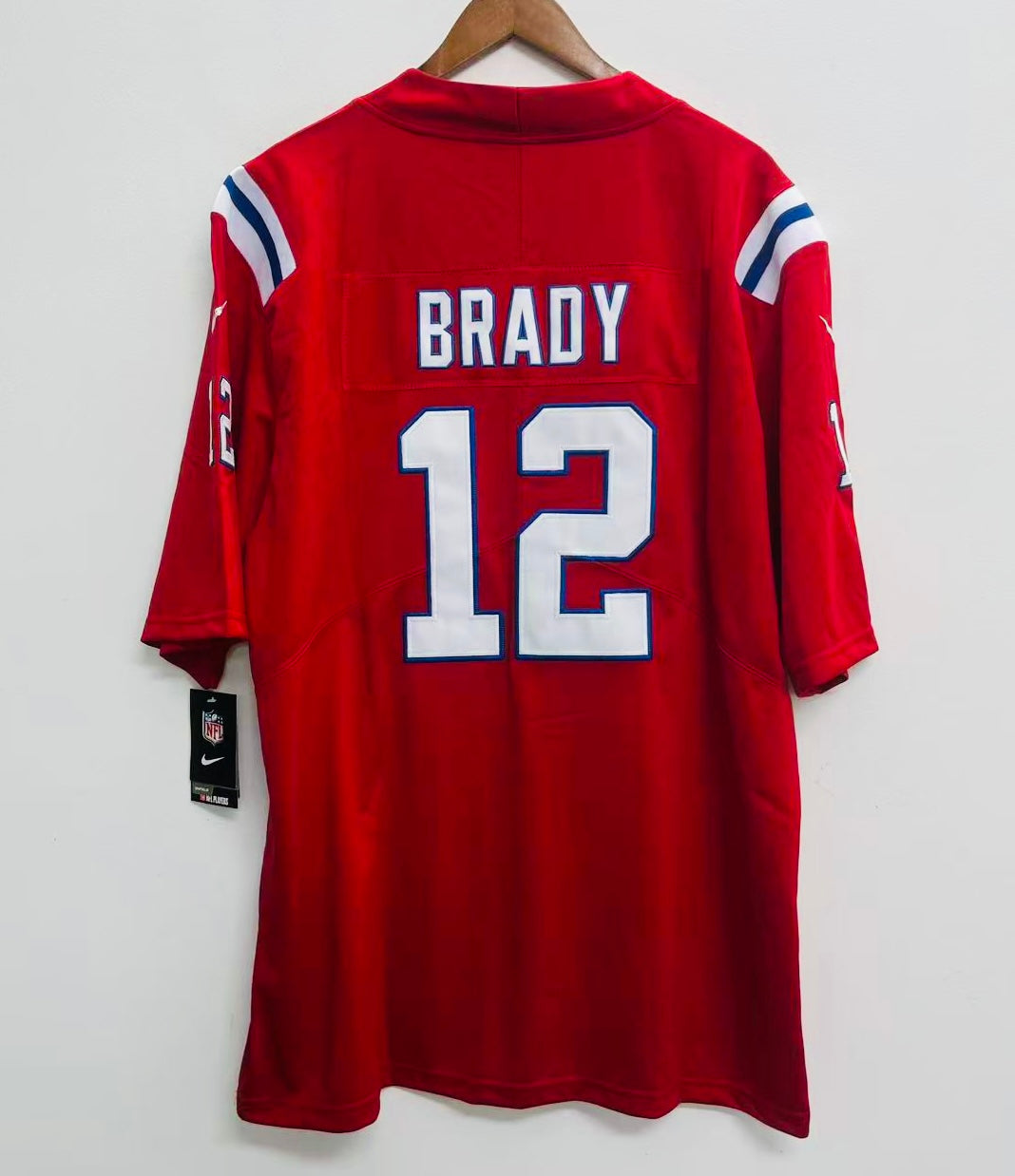 Tom Brady New England Patriots Official NFL Jersey Nike Red product image 1