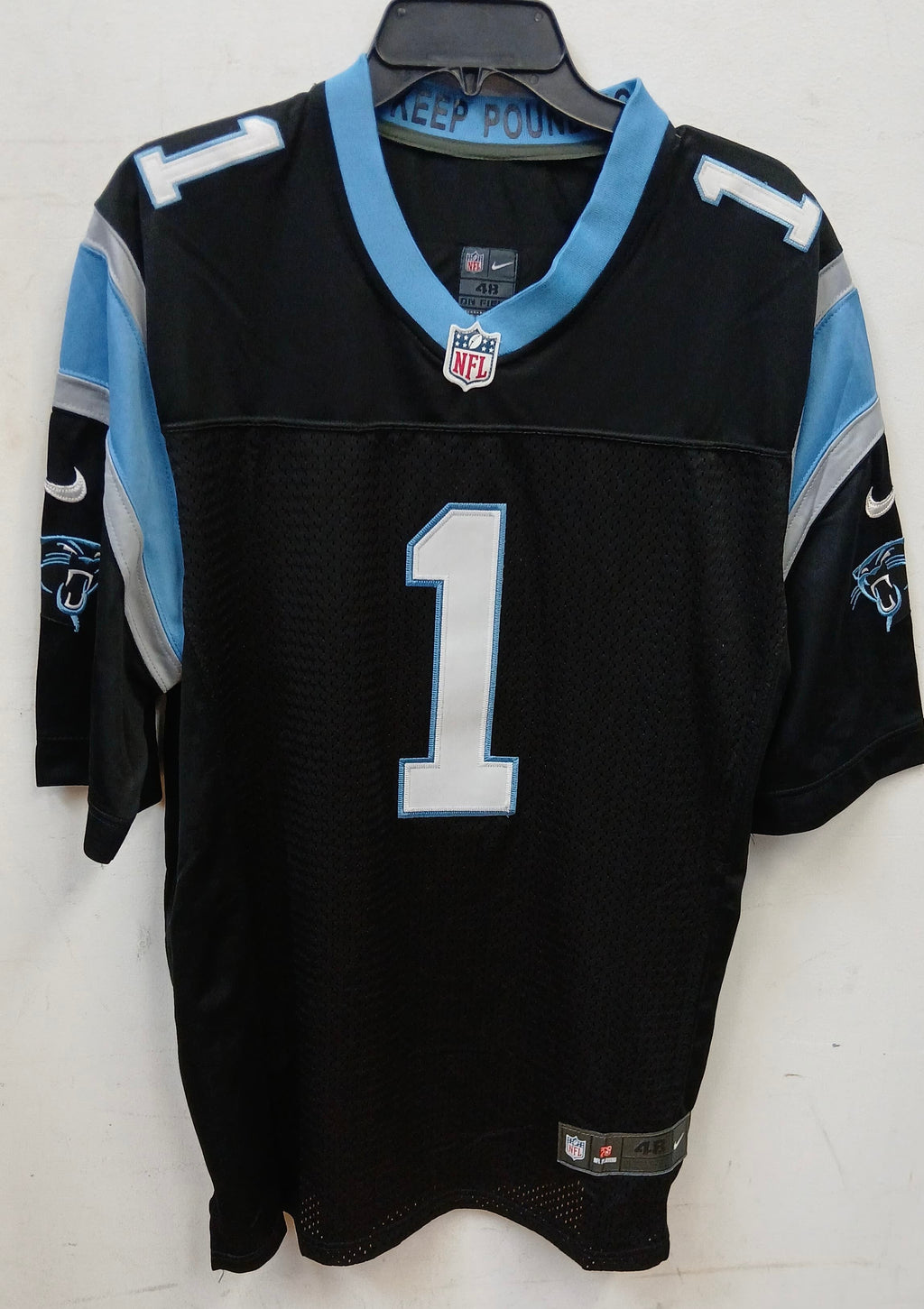 Cam Newton Carolina Panthers Official NFL NIKE Jersey black product image 5