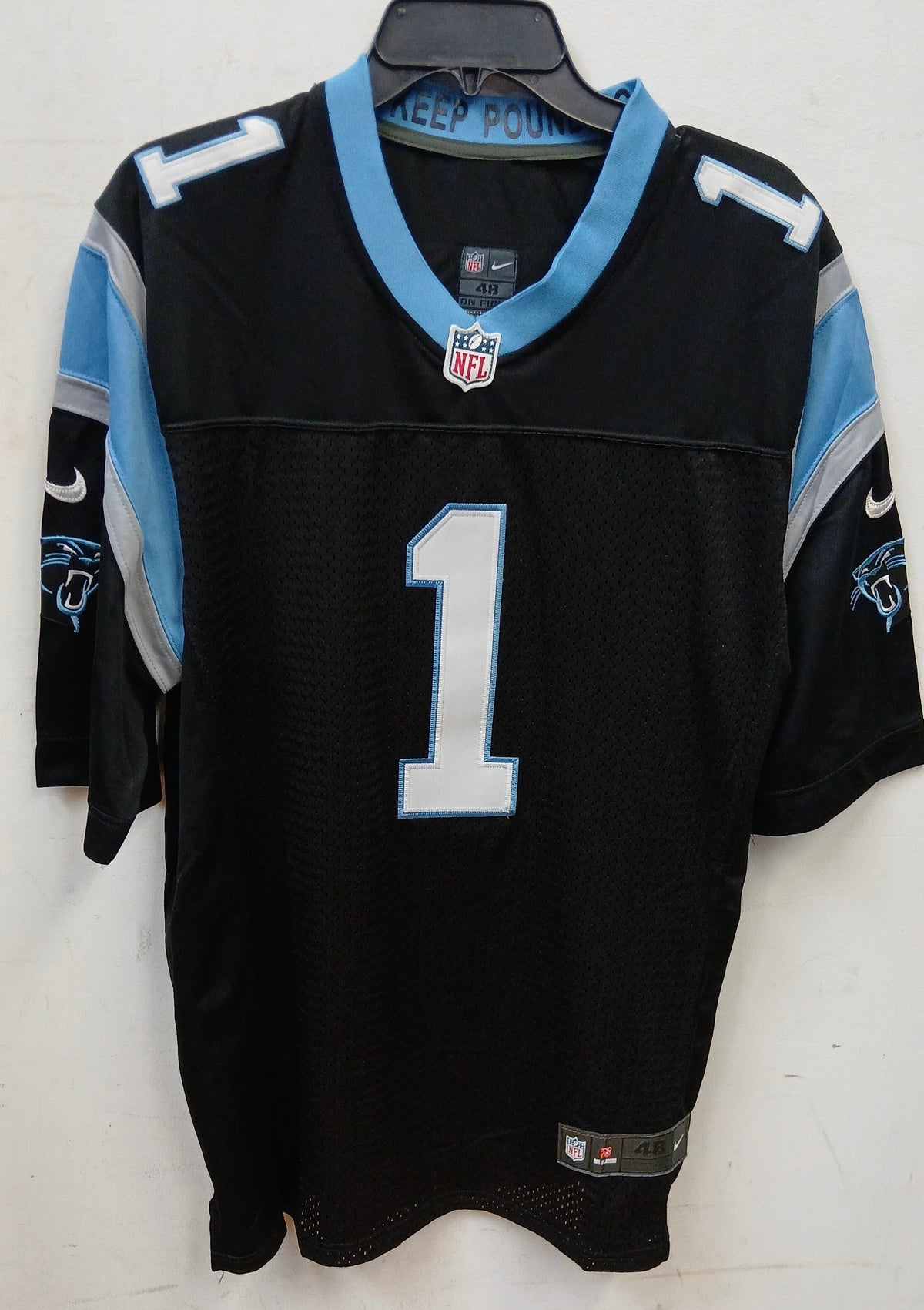 Cam Newton Carolina Panthers Official NFL NIKE Jersey black product image 5