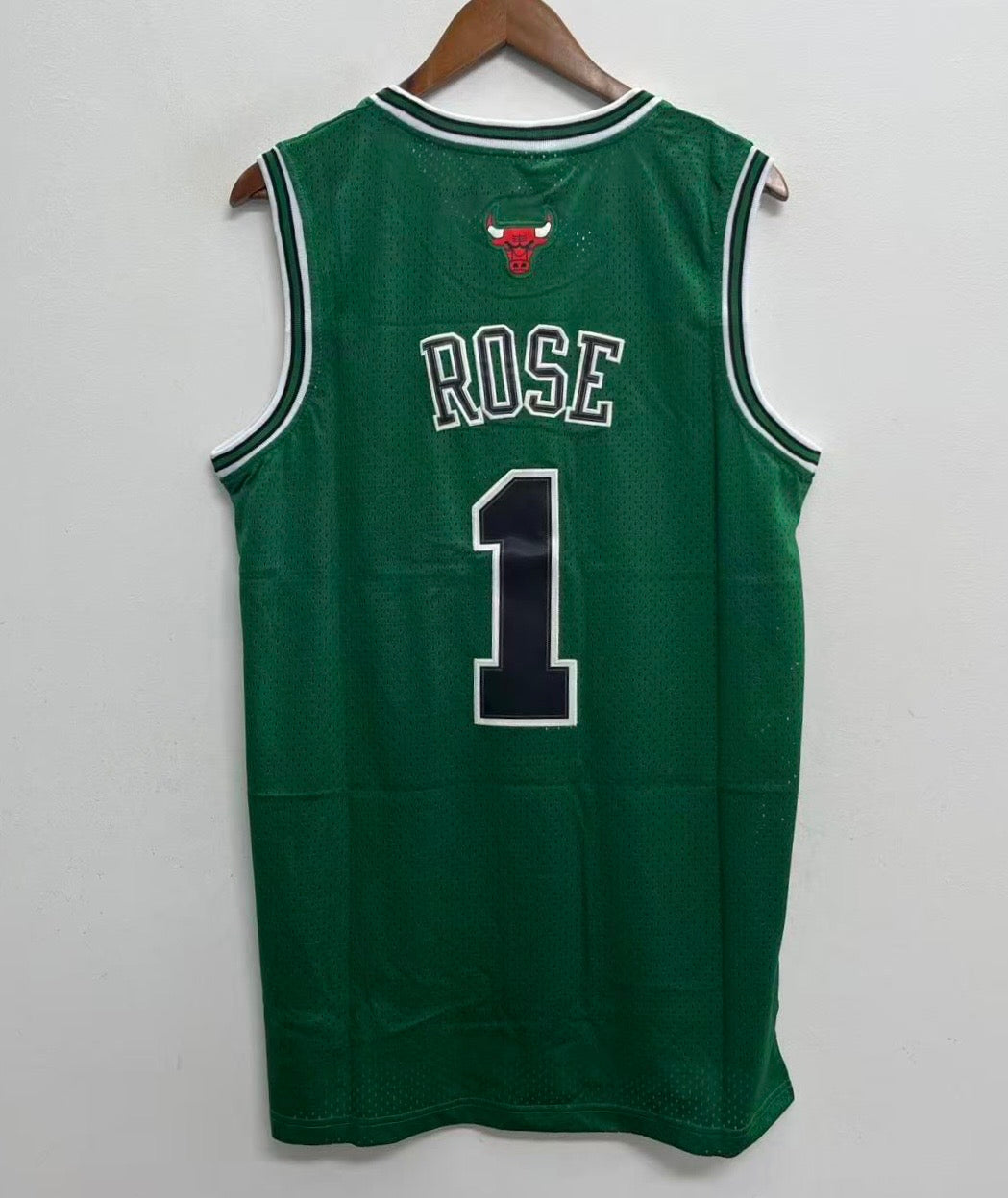 Derrick Rose Chicago Bulls Official NBA Green St. Patrick’s product image 1