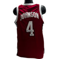 Larry Johnson Autographed UNLV Rebels Red Jersey Beckett product image 1, provided for visual reference and product detail