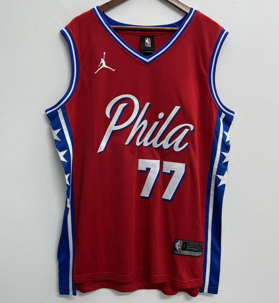 V. J. Edgecombe Philadelphia 76ers Official NBA Jersey Red product image 2
