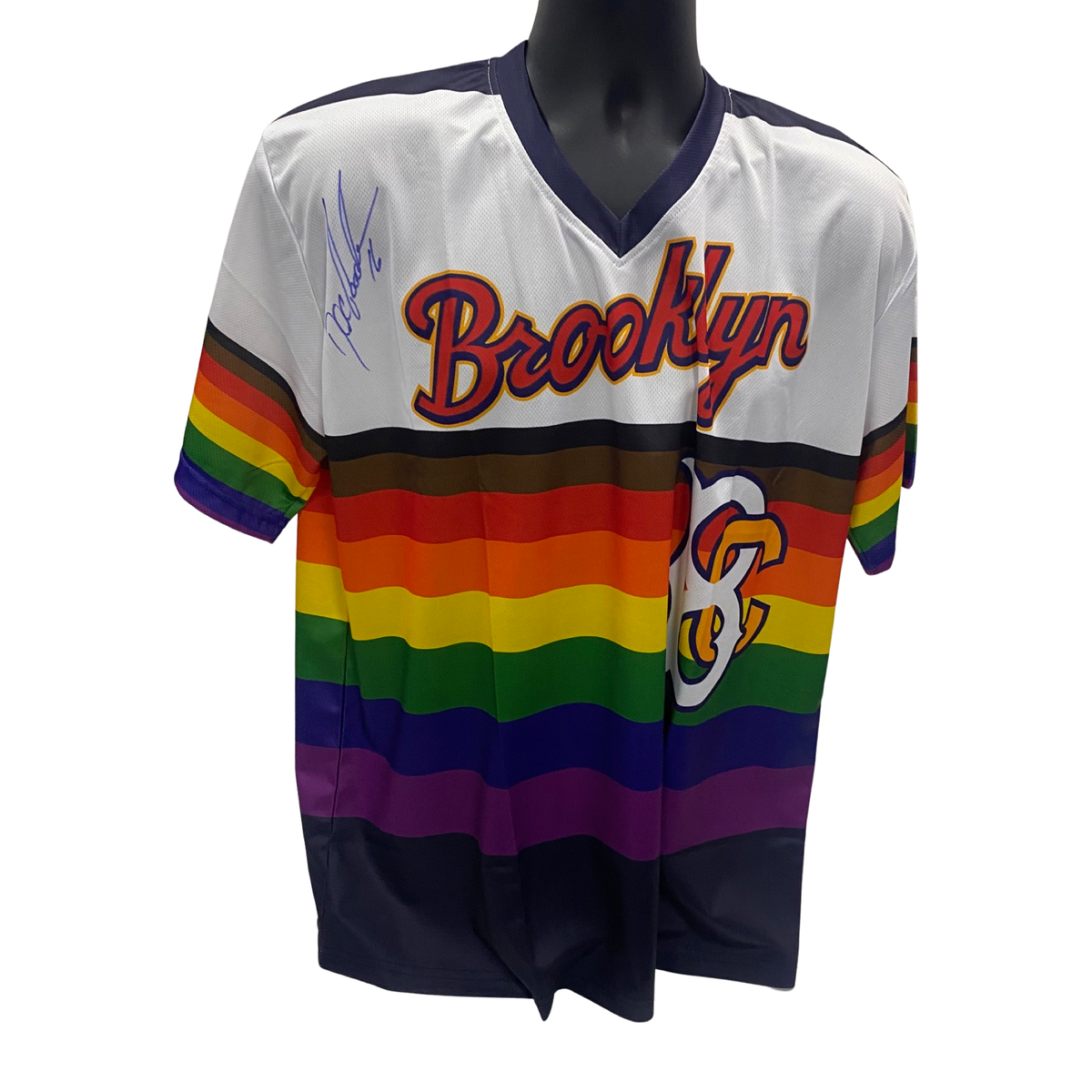 Doc Gooden Autographed New York Mets Cyclones Pride Jersey Steiner CX product image 1, provided for visual reference and