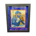 Gary Carter Autographed New York Mets Catching 8x10 Beckett - Framed product image 1, provided for visual reference and