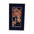 Allan Houston Autographed New York Knicks Framed 12x22 Steiner CX product image 1, provided for visual reference and product