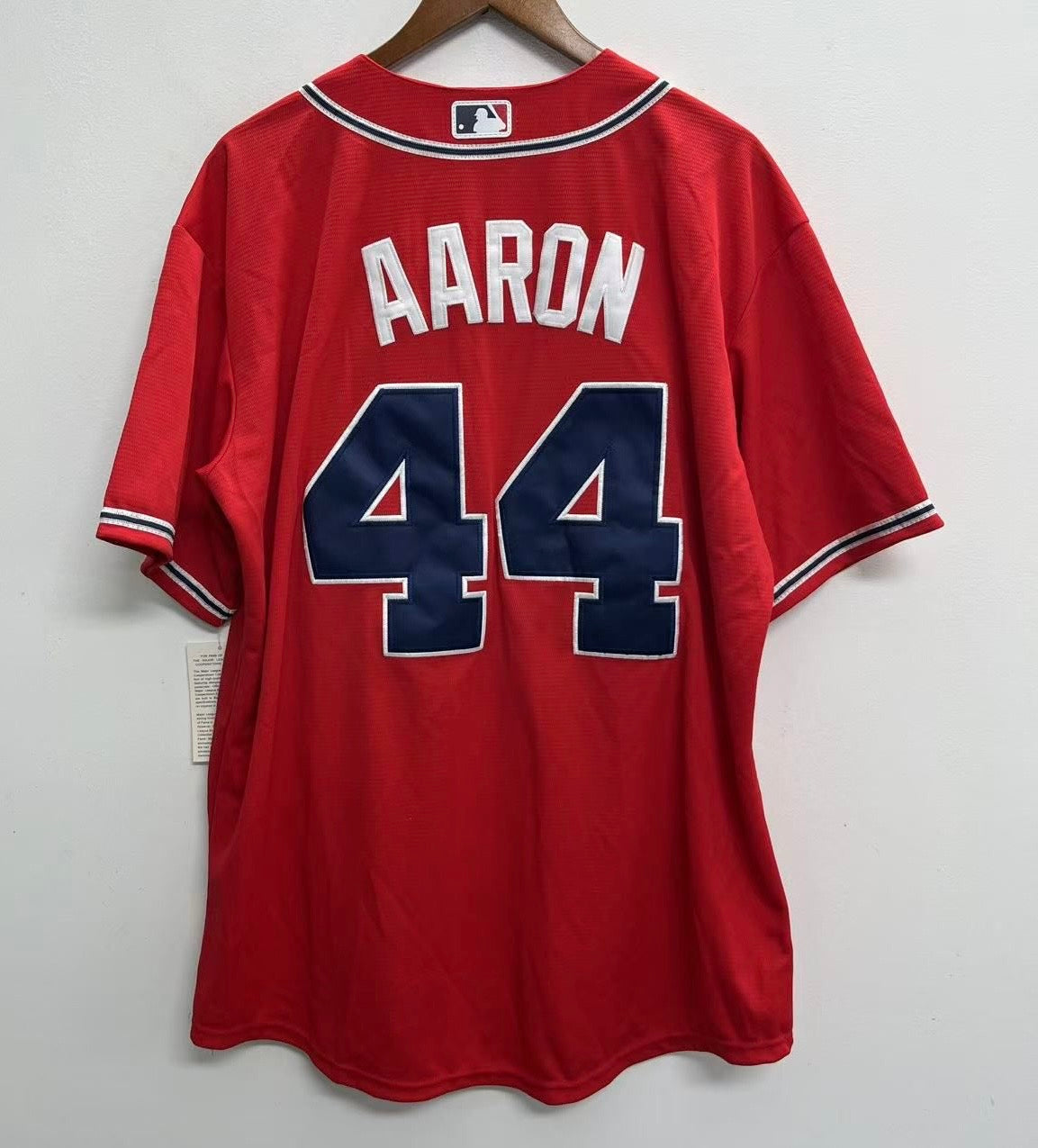 Hank Aaron 1974 YOUTH KIDS Atlanta Braves jersey Mitchell & product image 1