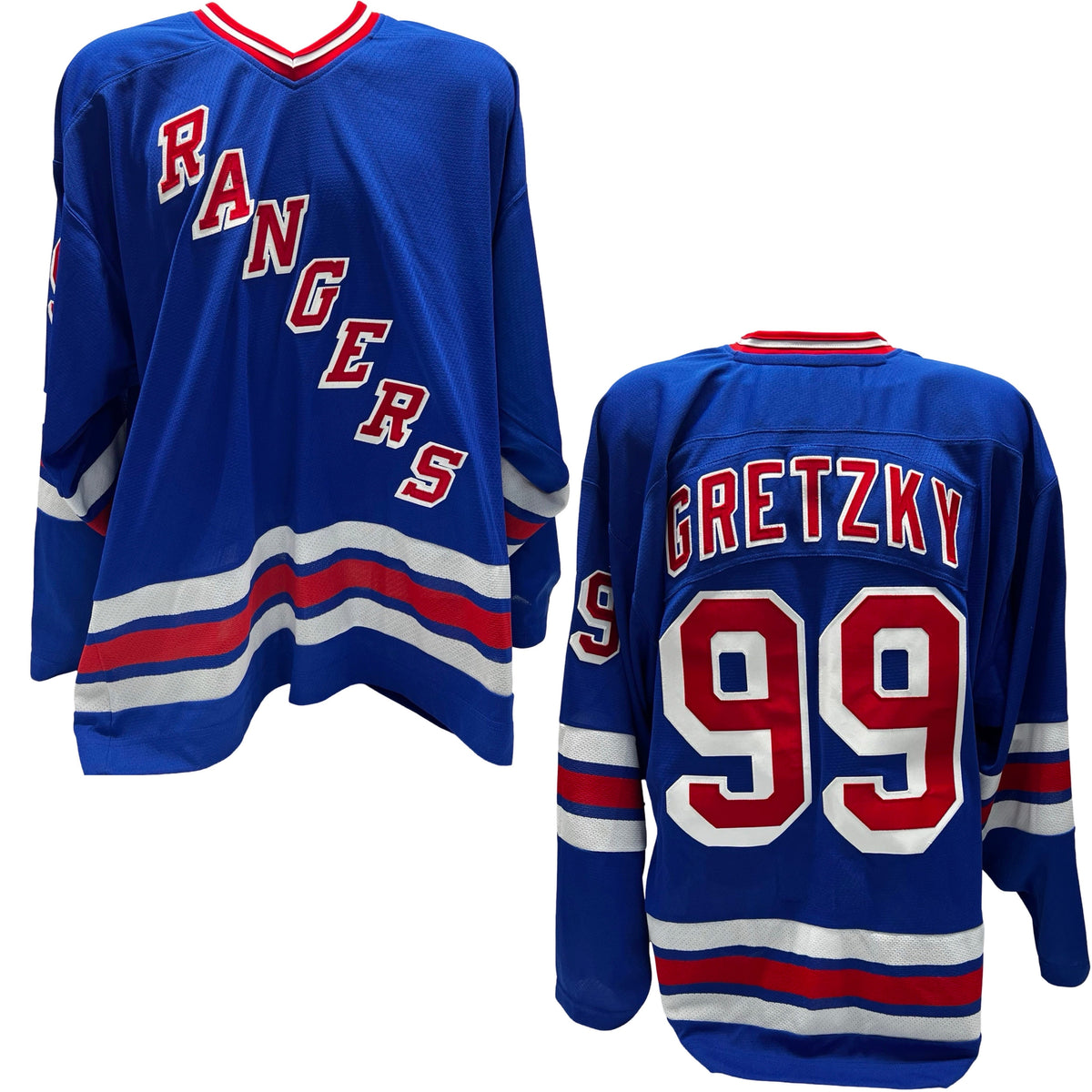 Wayne Gretzky Unsigned New York Rangers Adidas Authentic Heroes Of Hockey Jersey - Size 52 product image 1, provided for