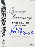 Kurt Angle Autographed Opening Ceremony 1996 Olympic Book "Gold 96" Inscription Steiner CX product image 1, provided for