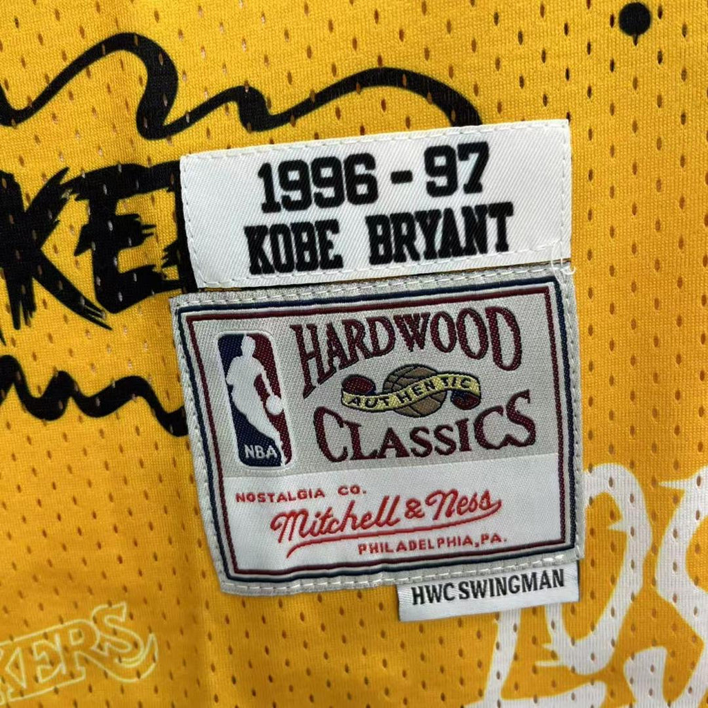 Kobe Bryant Los Angeles Lakers Graffiti Jersey made by product image 3