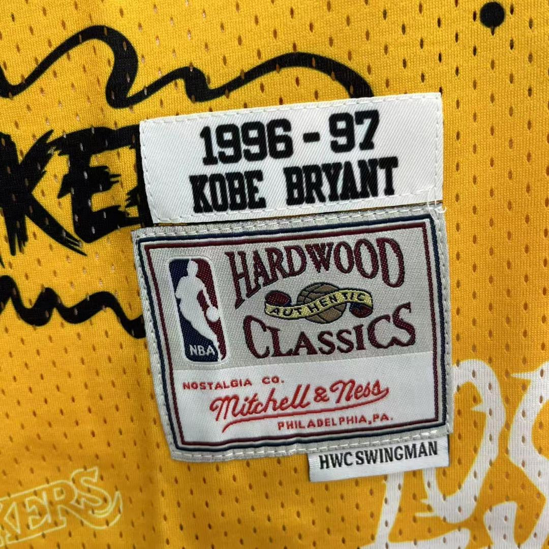 Kobe Bryant Los Angeles Lakers Graffiti Jersey made by product image 3