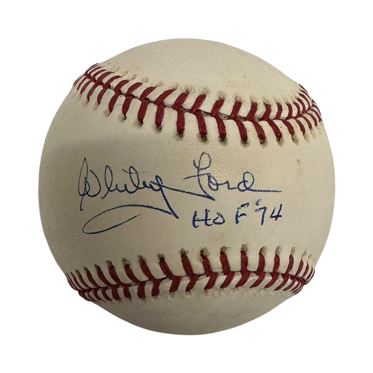 Whitey Ford Autographed OMLB HOF 74 Beckett product image 1, provided for visual reference and product detail review