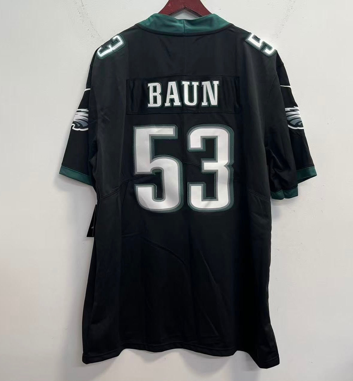 Zack Baun Philadelphia Eagles official NFL Nike Jersey black product image 1