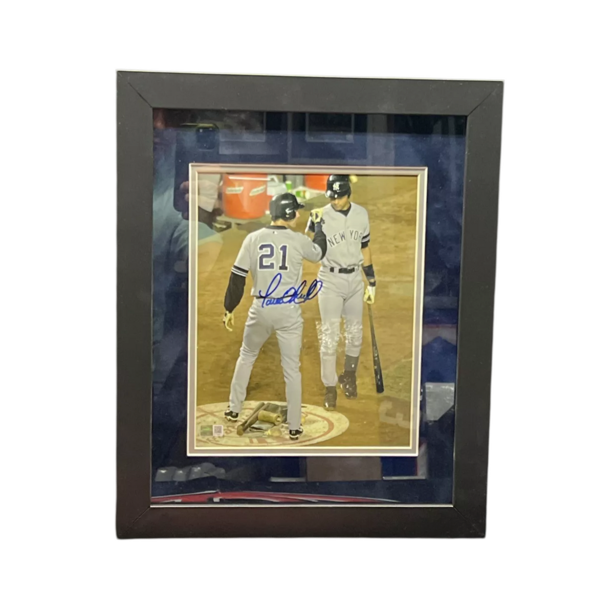 Paul O'Neill Autographed New York Yankees Framed 8x10 w/ Derek Jeter Steiner CX product image 1, provided for visual