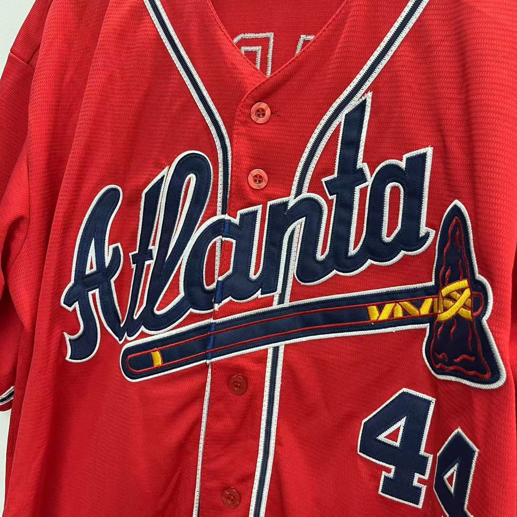 Hank Aaron 1974 YOUTH KIDS Atlanta Braves jersey Mitchell & product image 3