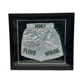 Floyd Mayweather Autographed Money Mayweather White/Green Boxing Trunks Beckett - Framed product image 1, provided for