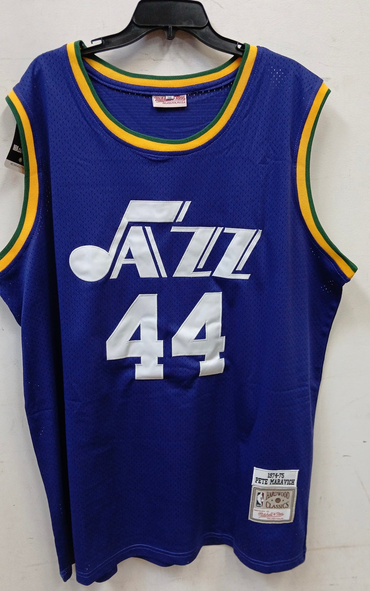 Pistol Pete Maravich Utah Jazz Official NBA Jersey Mitchell product image 4