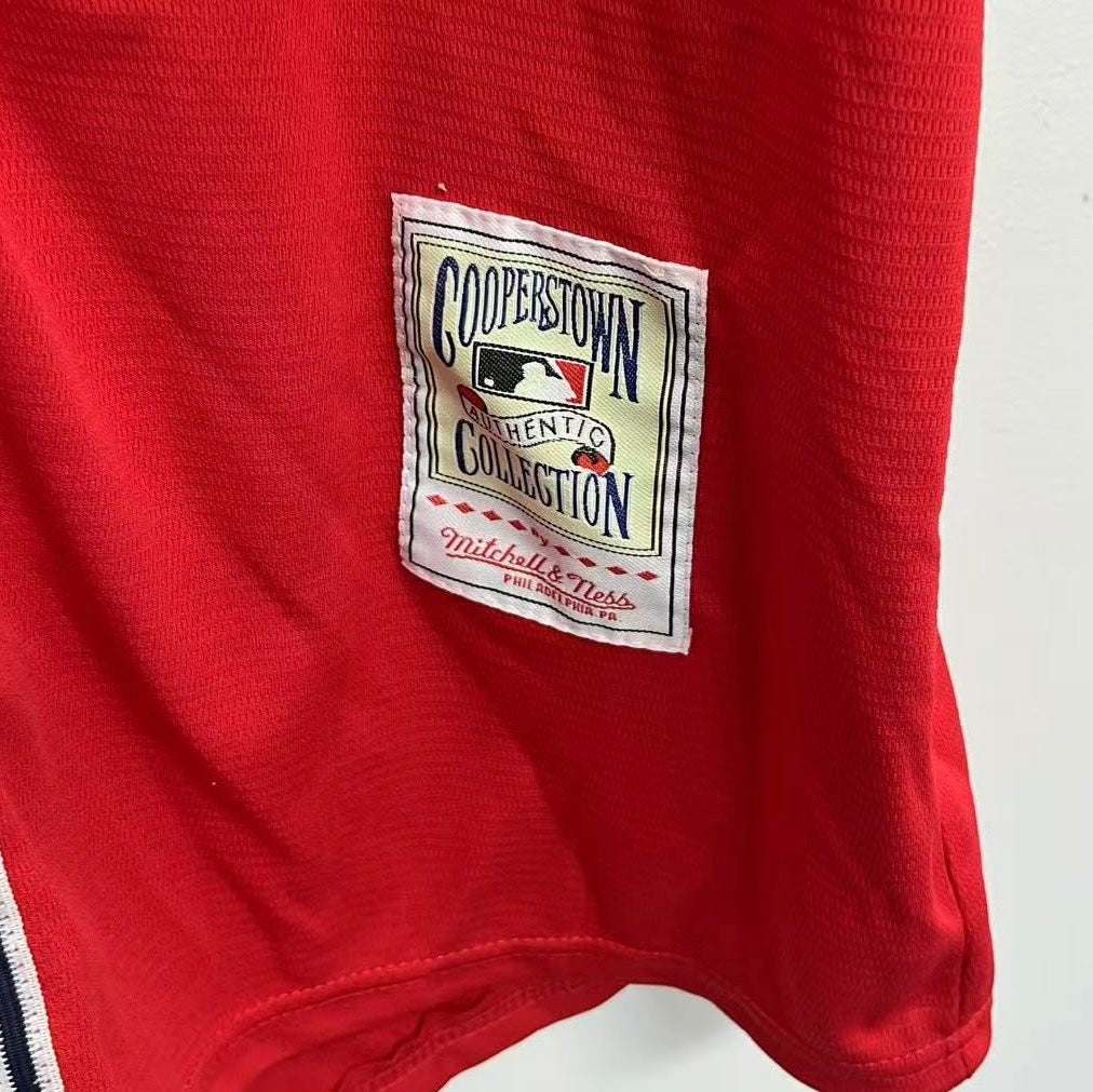 Hank Aaron 1974 YOUTH KIDS Atlanta Braves jersey Mitchell & product image 5