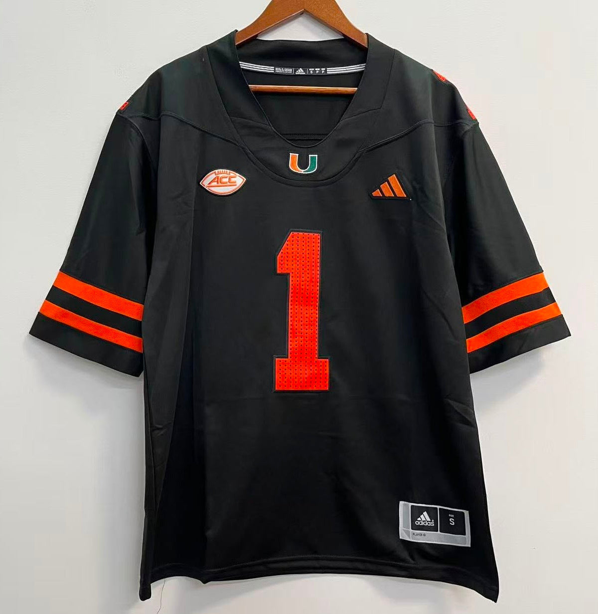 Cam Ward Miami Hurricanes Official NCAA Adidas Jersey black product image 5