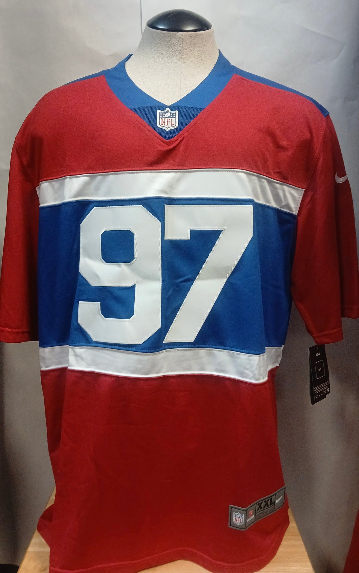 Dexter Lawrence New York Giants autographed Nike jersey COA product image 3