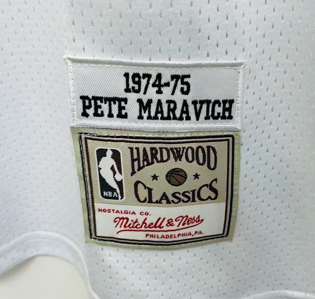 Pistol Pete Maravich New Orleans Utah Jazz Jersey Mitchell product image 3