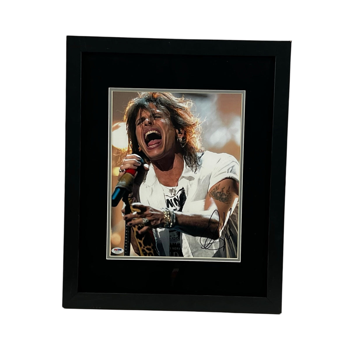 Steven Tyler Autographed Framed 11x14 PSA product image 1, provided for visual reference and product detail review