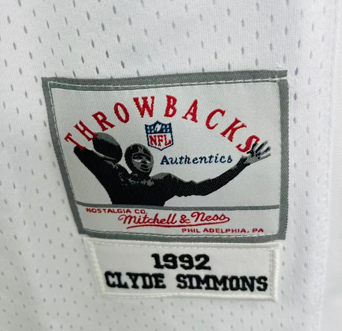 Clyde Simmons 1992 Philadelphia Eagles Jersey Mitchell & product image 3