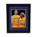 Pau Gasol Autographed Los Angeles Lakers Patting Kobe's Head Long Hair Framed 8x10 Steiner CX product image 1, provided for