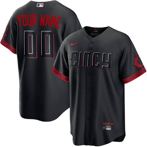 Any Name and Number customized YOUTH KIDS Cincinnati Reds product image 1