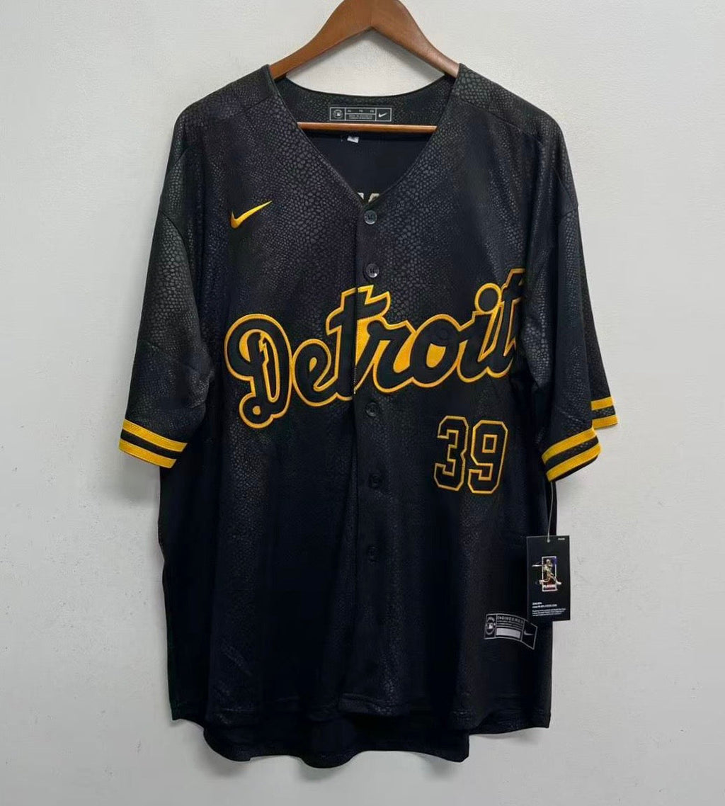Zach McKinstry Detroit Tigers Official MLB Nike Jersey black product image 2