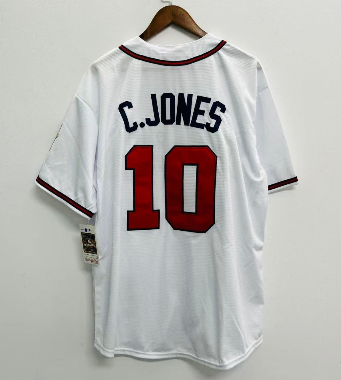 Chipper Jones Atlanta Braves Official MLB Jersey Mitchell & product image 1