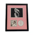 Taylor Swift Autographed Cut & Framed CD 11x14 Frame Pose Pink Matte JSA product image 1, provided for visual reference and