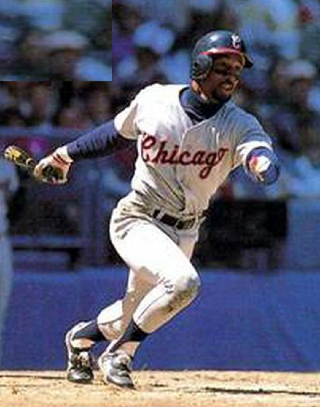 Lance Johnson 1990 Chicago White Sox Official MLB Majestic product image 3