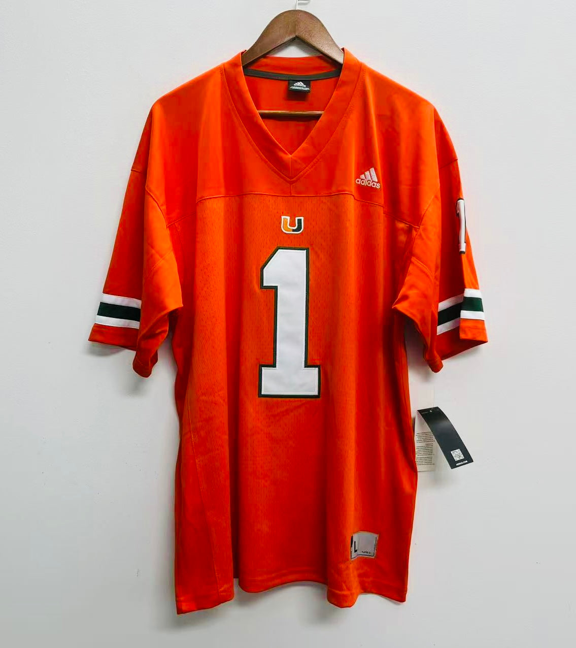 Cam Ward Miami Hurricanes Official NCAA Adidas Jersey product image 2