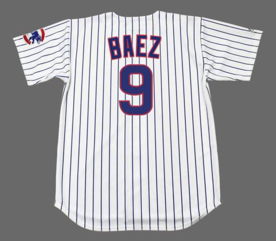 Javier Baez Chicago Cubs Official MLB Majestic Throwback product image 1