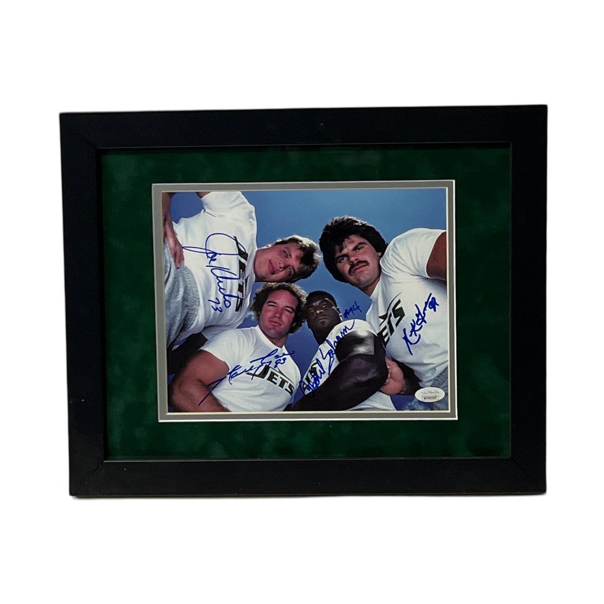 Mark Gastineau, Joe Klecko, Mark Gastineau & Abdul Salaam Autographed New York Jets Sack Exchange Framed 8x10 JSA product